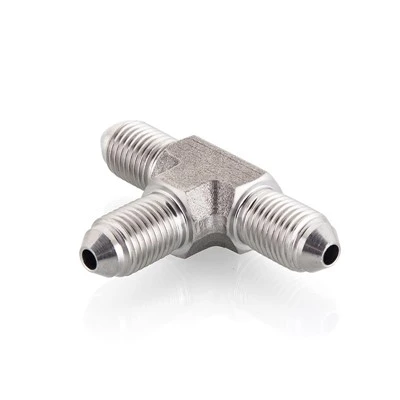 Hydraulic Tee 9 16-18 Jic X 7 16-20 Jic